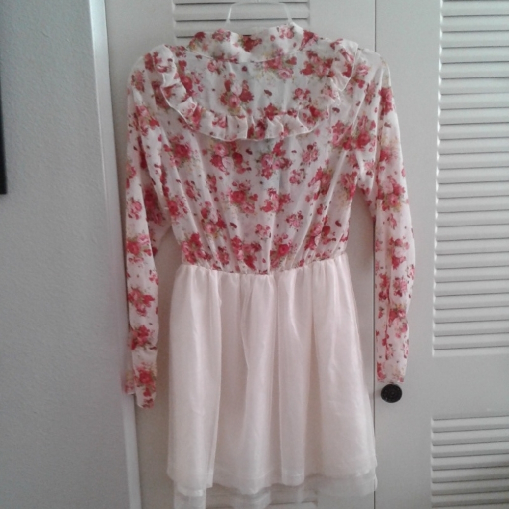 Floral Ruffle Dress - Picture 4 of 7